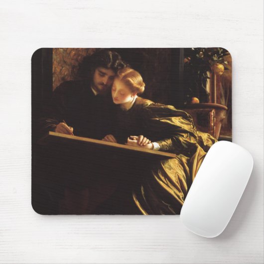 Schilder's Huwelijksreis van Lord Frederic Leighto Muismat (Met muis)