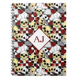 Schilders met Petten rode rozen roze roestrok Notitieboek