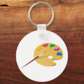 Schilders Palet Sleutelhanger (Voorkant)