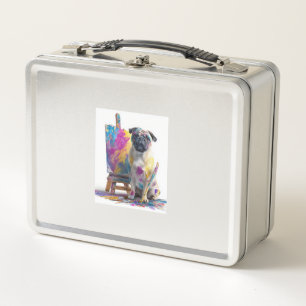 Schilders Pug � Abstracte Kunst Hond