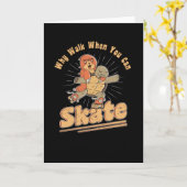 Schilderschaatsen voor schroefschaatsen Schaatsen Kaart (Gele Bloem)