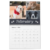 Schilderschilderingen najaar Maanden Pet Foto Coll Kalender (Feb 2026)