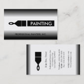 Schilderschilderpenseel van de Contractant Visitekaartje (Voorkant / Achterkant)