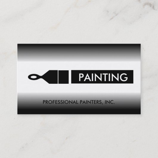 Schilderschilderpenseel van de Contractant Visitekaartje (Voorkant)