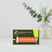 Schilderschilderpenseel Verven Visitekaartje (Staand voorkant)