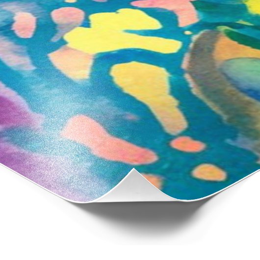 Schilderschildpad Foto Afdruk (Hoek)