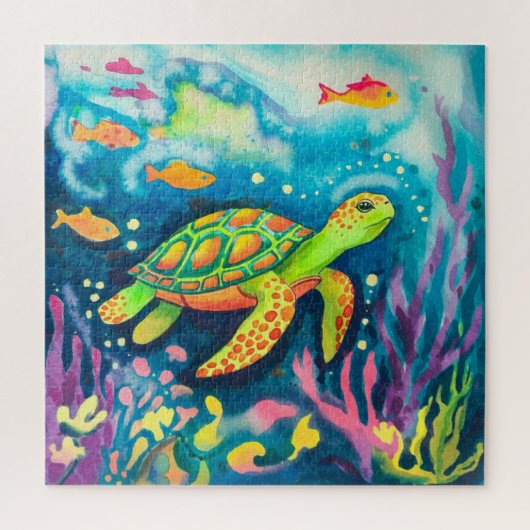 Schilderschildpad Legpuzzel (Verticaal)