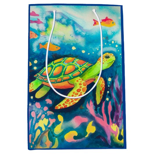 Schilderschildpad Medium Cadeauzakje (Voorkant)