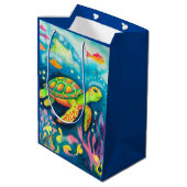 Schilderschildpad Medium Cadeauzakje (Achterkant Gekanteld)