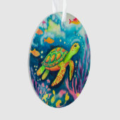 Schilderschildpad Ornament (voorkant)