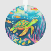 Schilderschildpad Ornament (achterkant)