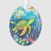 Schilderschildpad Ornament (voorkant)