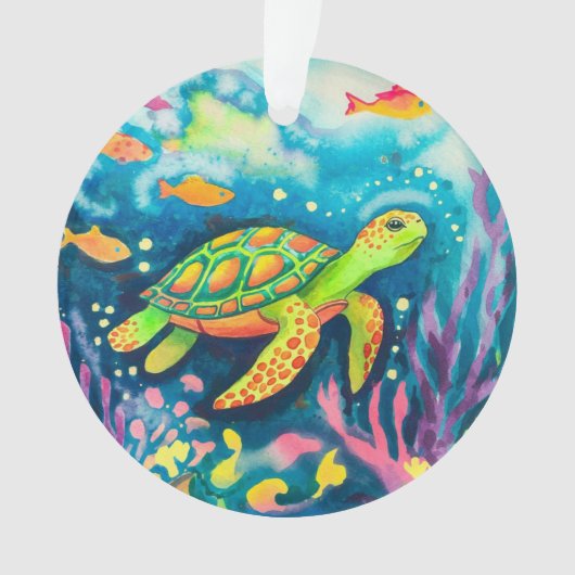 Schilderschildpad Ornament (voorkant)