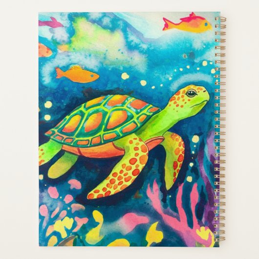 Schilderschildpad Planner (Achterkant)