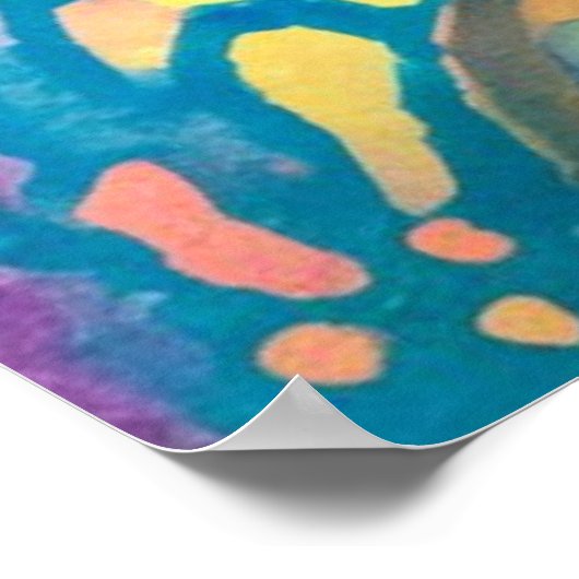 Schilderschildpad Poster (Hoek)