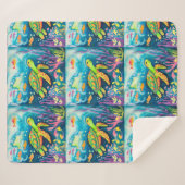 Schilderschildpad Sherpa Deken (Voorkant (horizontaal))