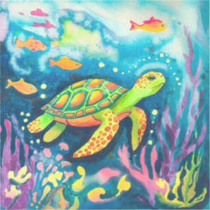 Schilderschildpad Sticker