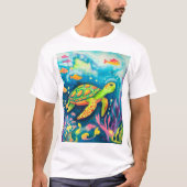 Schilderschildpad T-shirt (Voorkant)