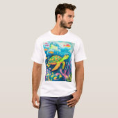 Schilderschildpad T-shirt (Voorkant volledig)