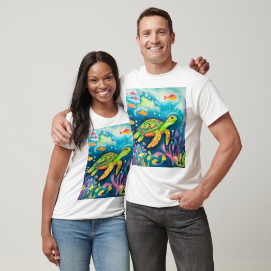 Schilderschildpad T-shirt (Unisex)