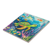 Schilderschildpad Tegeltje (Zijkant)