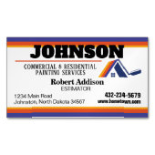 Schildersdiensten Commerciële en residentiële Magnetisch Visitekaartje (Voorkant)