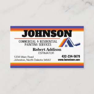 Schildersdiensten Commerciële en residentiële Visitekaartje