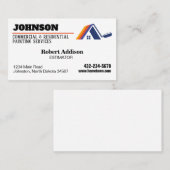 Schildersdiensten Commerciële en residentiële Visitekaartje (Voorkant / Achterkant)