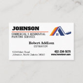 Schildersdiensten Commerciële en residentiële Visitekaartje (Voorkant)