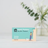 Schildersdiensten | Deskundige schilders Visitekaartje (Staand voorkant)