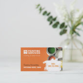 Schildersdiensten | Paint Rollers Visitekaartje (Staand voorkant)
