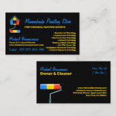 Schilderservice Decoratie Modern Professional Visitekaartje (Voorkant / Achterkant)