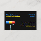 Schilderservice Decoratie Modern Professional Visitekaartje (Achterkant)