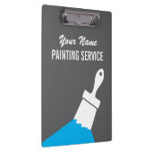 Schilderservice klembord met logo van een verfkwas (Rechts)