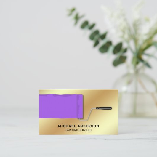 Schilderservice Schilderrol Professionele Schilder Visitekaartje (Staand voorkant)