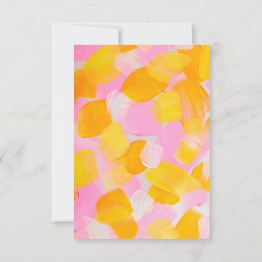 Schildersfeestje 1e verjaardagsfeestje Bedankt  (Achterkant)