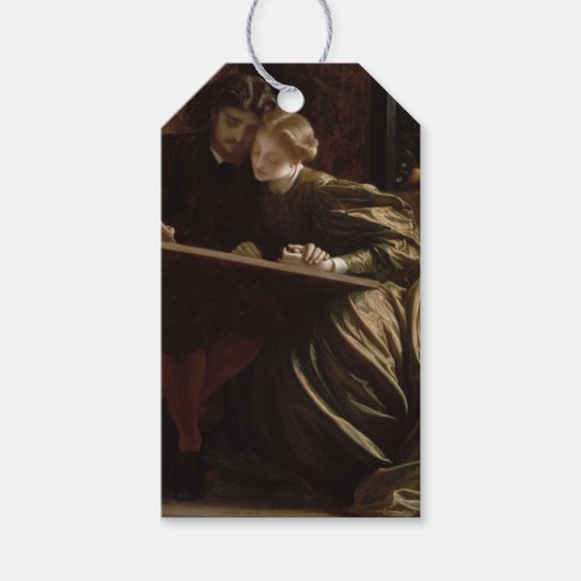 Schildershuwelijksreis (door Frederic Leighton) Cadeaulabel (Voorkant)