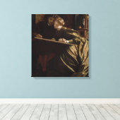 Schildershuwelijksreis (door Frederic Leighton) Canvas Afdruk (Insitu (Houten vloer))