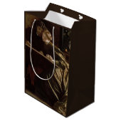 Schildershuwelijksreis (door Frederic Leighton) Medium Cadeauzakje (Achterkant Gekanteld)