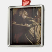 Schildershuwelijksreis (door Frederic Leighton) Metalen Ornament (Links)