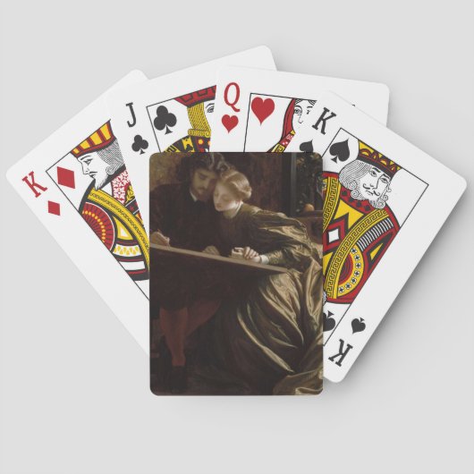 Schildershuwelijksreis (door Frederic Leighton) Pokerkaarten (Achterkant)
