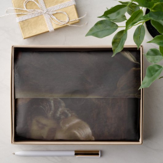 Schildershuwelijksreis (door Frederic Leighton) Tissuepapier (Geschenk)