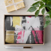 Schildersplatters voor abstracte borstellijntjes v tissuepapier (Geschenk)