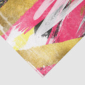 Schildersplatters voor abstracte borstellijntjes v tissuepapier (Detail)