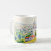 Schilderstijl afbeelding van Paphos Lighthouse, Cy Koffiemok (Voorkant links)