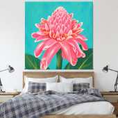 schilderswerk van fakkelgember canvas afdruk (Insitu (Slaapkamer))