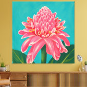 schilderswerk van fakkelgember canvas afdruk (Insitu (Woonkamer))