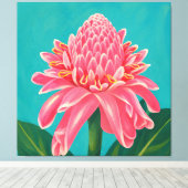 schilderswerk van fakkelgember canvas afdruk (Insitu (Houten vloer))