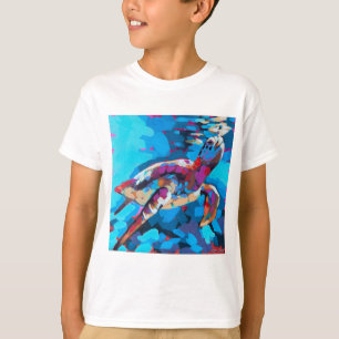 Schilderswerk van zeeschildpadden - Strand Huisdec T-shirt