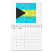 Schildertekening van bahamasolie kalender (Feb 2027)